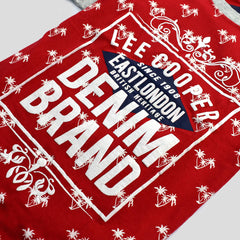 LEE COOPER OVERALL PRINTED RED T-SHIRT