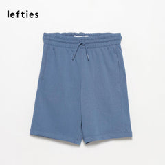LEFTIES BASIC BLUE FLEECE BERMUDA SHORTS