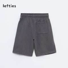 LEFTIES CARCOAL GREY FLEECE BERMUDA SHORTS