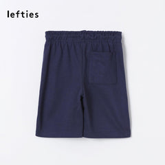 LEFTIES DARK BLUE FLEECE BERMUDA SHORTS