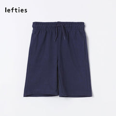 LEFTIES DARK BLUE FLEECE BERMUDA SHORTS