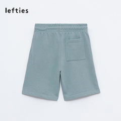 LEFTIES FADED GREEN FLEECE BERMUDA SHORTS