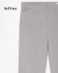 LEFTIES LIGHT GREY CHINO COTTON PANTS