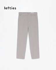 LEFTIES LIGHT GREY CHINO COTTON PANTS
