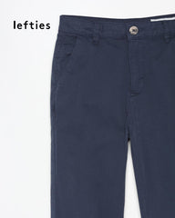 LEFTIES NAVY BLUE CHINO COTTON PANTS