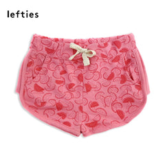 LEFTIES WATERMELON GIRLS PRINTED SHORTS