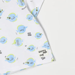 LEFTIES WHITE COOL LITTLE MATE T-SHIRT