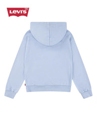 LEVIS LIGHT BLUE BATWING LOGO PULLOVER HOODIE