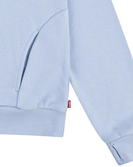 LEVIS LIGHT BLUE BATWING LOGO PULLOVER HOODIE
