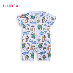 LINDEX BLUE OCEAN PYJAMA ROMPER