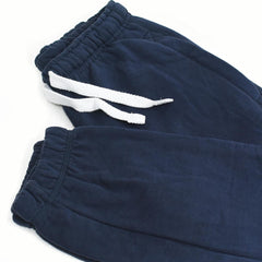 LINDEX NAVY BLUE PLUSH TROUSER