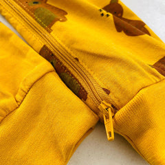 LINDEX YELLOW BEAR PRINTED ROMPER