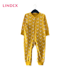 LINDEX YELLOW RABBIT PRINTED ROMPER