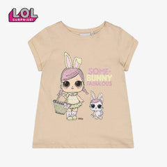 L.O.L. BEIGE SOME BUNNY T-SHIRT