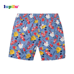 LUPILU BLUE PRINTED SHORTS WITH DRAWSRTINGS