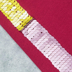 LUPILU RED DOUBLE SIDED SEQUINED FLEECE LEGGING