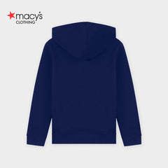 MACYS KIDS BLUE KEEP SEA CLEAN COTTON HOODIE