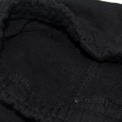 MACYS BLACK BOLD MODE SLOGAN TROUSER