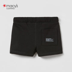 MACYS BLACK PLUSH BERMUDA SHORTS