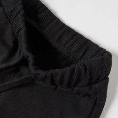 MACYS BLACK PLUSH BERMUDA SHORTS