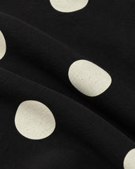 MACYS BLACK POLKA DOT SWEATSHIRT