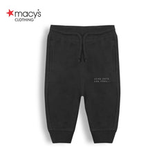 MACYS BLACK SOME DAYS PRINTED TROUSER
