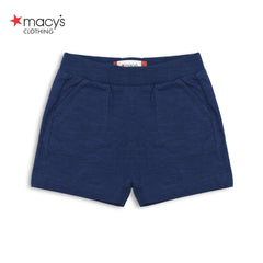 MACYS BLUE COTTON SHORTS