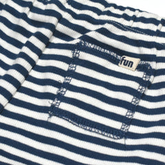 MACYS BLUE STRIPED FUN RIBBED LEGGING -MYS52