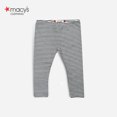 MACYS BLUE STRIPED RIBBED LEGGING -MYS53