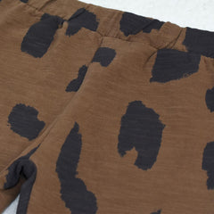 MACYS BROWN LEOPARD PRINTED LEGGING MYS06