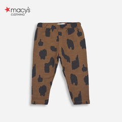 MACYS BROWN LEOPARD PRINTED LEGGING MYS06