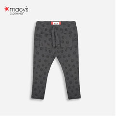MACYS CHARCOAL ANIMAL PRINTED 2 PCS SET