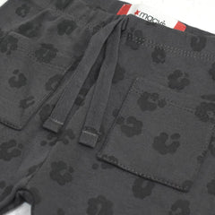 MACYS CHARCOAL LEOPARD PRINT LEGGING -MYS10