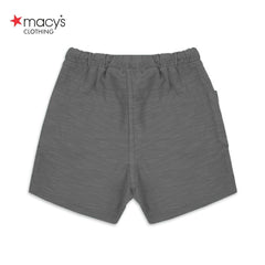 MACYS CHARCOAL SIDE POCKET SHORT