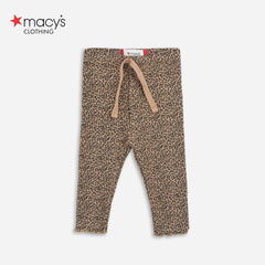 MACYS CHEETAH PRINTED RIBBED LEGGING -MYS11