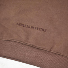 MACYS DARK BROWN HIGH NECK SWEATSHIRT