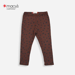 MACYS DARK BROWN LEOPARD PRINT LEGGING -MYS14