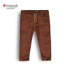 MACYS DARK BROWN PRINTED SWEATSHIRT 2 PCS SET