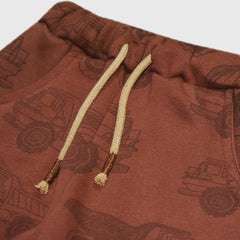 MACYS DARK BROWN PRINTED SWEATSHIRT 2 PCS SET