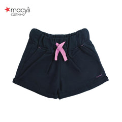 MACYS DARK NAVY EVERYDAY GIRLS SHORTS
