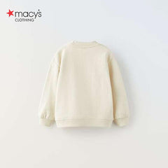 MACYS ECRU BEYOND HAPPY SWEATSHIRT