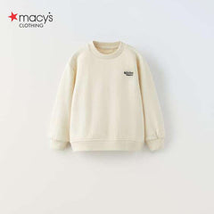MACYS ECRU BEYOND HAPPY SWEATSHIRT