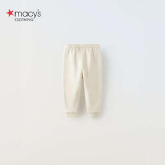 MACYS ECRU BEYOND HAPPY TROUSER