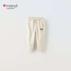 MACYS ECRU BEYOND HAPPY TROUSER