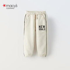 MACYS ECRU NEW GOAL TROUSER