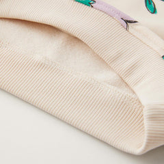 MACYS ECRU TULIP PRINTED 2 PCS SET