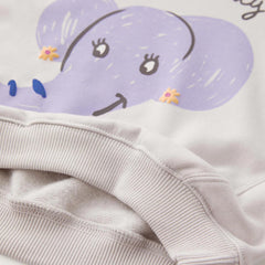 MACYS ELEPHANT PARTY PRINTED SWEATSHIRT