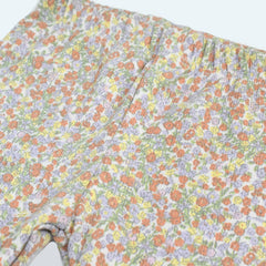 MACYS FLORAL PRINTED RIBBED LEGGING -MYS21