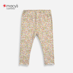 MACYS FLORAL PRINTED RIBBED LEGGING -MYS21