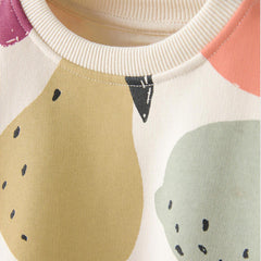 MACYS FRUITS PRINTED SWEATSHIRT 2 PCS SET